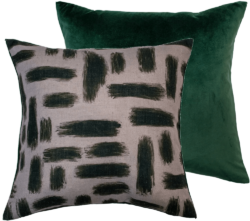 Malini Kentish Cushion in Olive