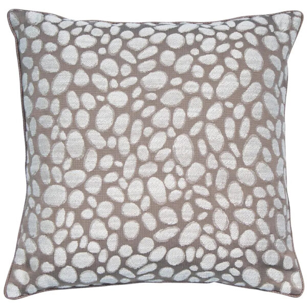 Malini Large Pebbles Cushion in Taupe