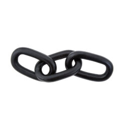 Olivia's Paton Alum Large Chain Sculpture in Black