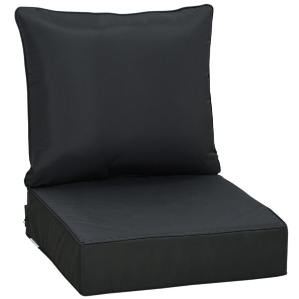 Outsunny Deep Seating Cushions: Plush Patio Furniture Replacements, Outdoor Comfort Redefined Aosom UK