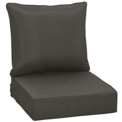Outsunny Outdoor Seat Cushion W/ Back Patio Deep Seating Chair Replacement Cushion Aosom UK