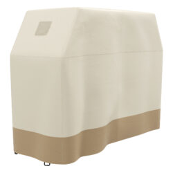 Outsunny Protective Grill Cover, 66W x 152L cm, PU Coated for Waterproof Protection, Beige Aosom UK
