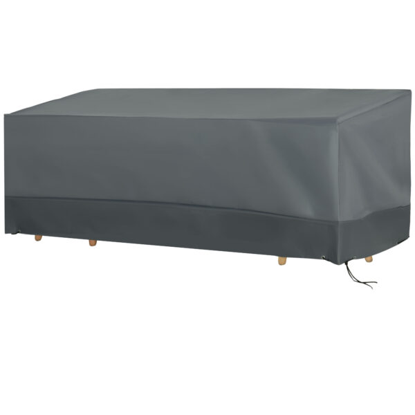 Outsunny Rectangular Patio Furniture Cover for 3 Seater Sofa Set, Water UV Resistant Protection 600D Oxford Fabric Cover, 190x72x76cm Aosom UK
