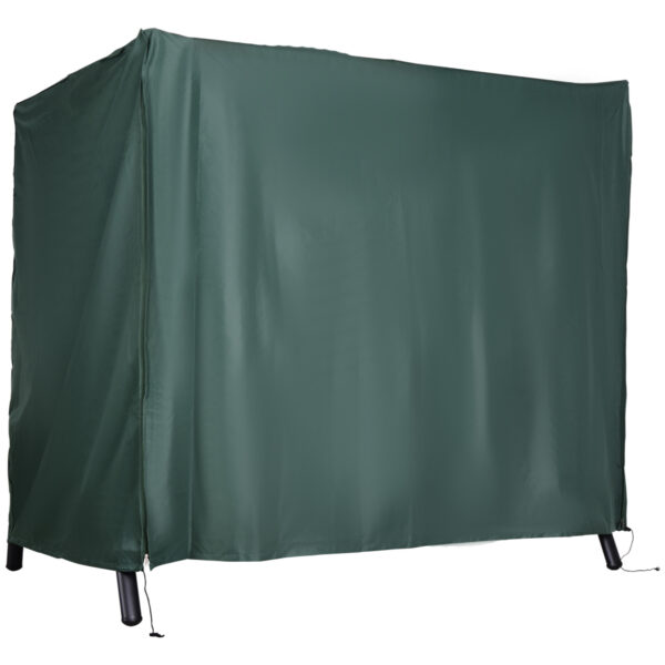 Outsunny Swing Seat Protector: Waterproof Oxford Polyester Cover for Outdoor Furniture, Lush Green Hue, 164cm Height Aosom UK