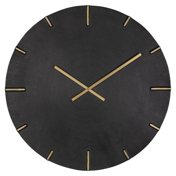 Richmond Interiors Bilal Clock Bilal in Black & Gold