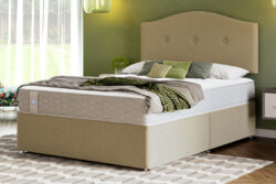Sealy Ortho Plus Essential Mattress + Premium Divan Bed, Charcoal Grey, No Storage, Single