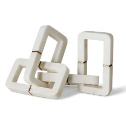 Uttermost Black Label Connection Sculpture - White Marble