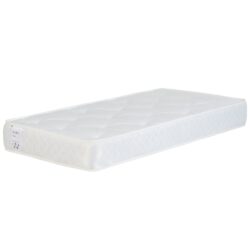 Akron Fabric Single Mattress In Ivory