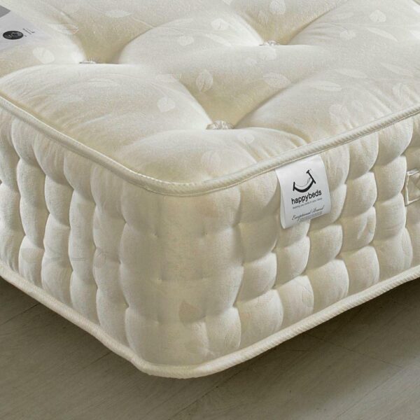 Ambassador 3000 Pocket Sprung Orthopaedic Natural Fillings Mattress - 2ft6 Small Single (75 x 190 cm)