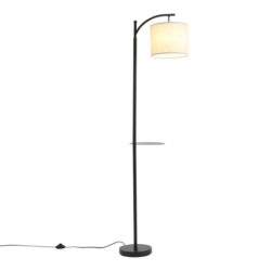 Arc Floor Lamp with Adjustable Shade