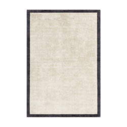 Asiatic Carpets Blade Border Rug Putty & Charcoal / 120x170cm