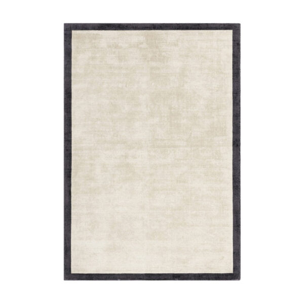 Asiatic Carpets Blade Border Rug Putty & Charcoal / 120x170cm
