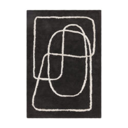 Asiatic Carpets Matrix Rug Infinity Charcoal / 120x170cm