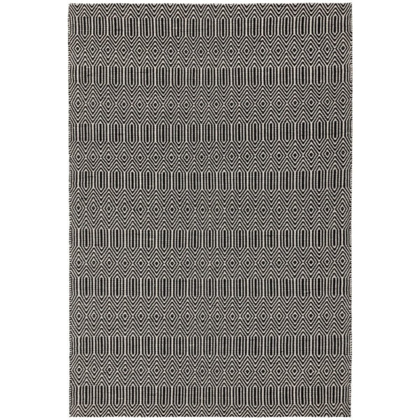 Asiatic Carpets Sloan Hand Woven Rug Black - 160 x 230cm