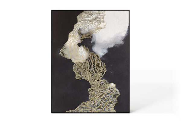 Berkeley Designs Abstract Design 32 Wall Art Black And Gold
