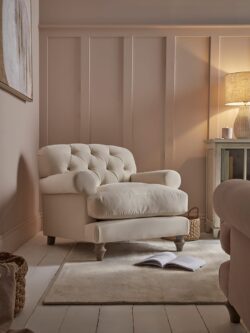 Bern Armchair - Oat Cotton Linen