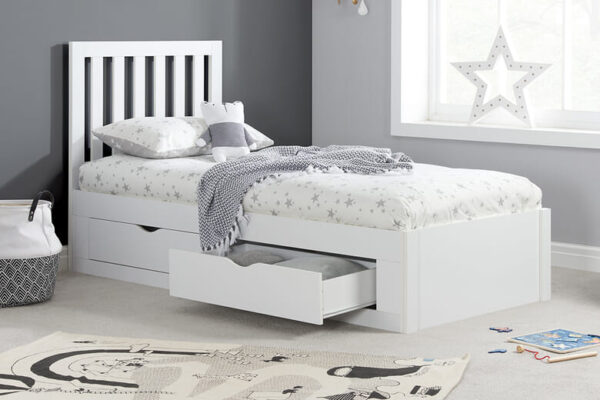 Birlea Appleby Wooden Kids Storage Bed, Single