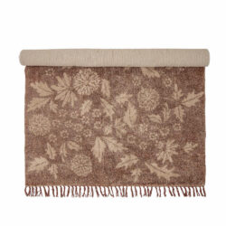 Bloomingville Malu Cotton Rug in Brown