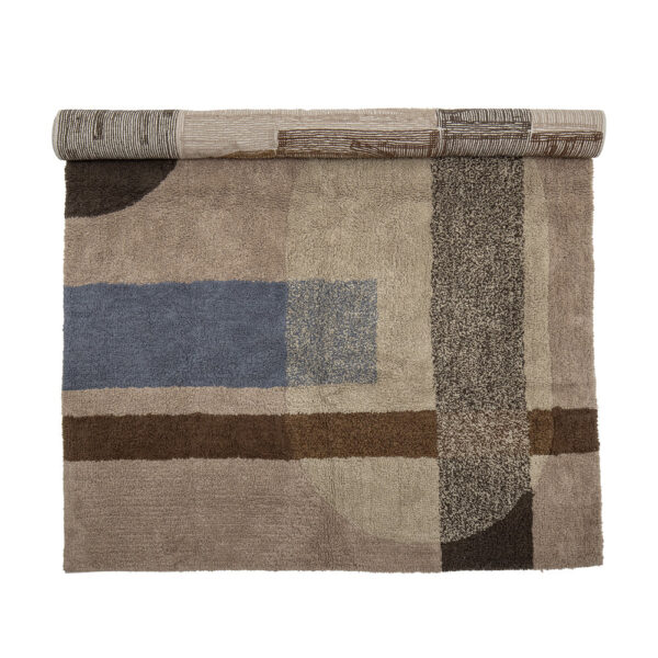 Bloomingville Zofia Rug in Brown Cotton