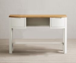 Bradwell Oak and Signal White Painted Dressing Table
