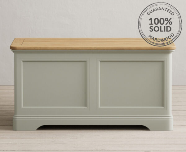 Brampton Soft Green Painted Blanket Box