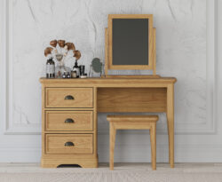 Cambridge Solid Oak Dressing Table Set