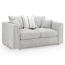Conyers Fabric 2 Seater Sofa In Grey