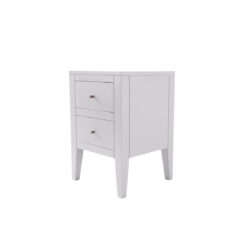 DI Designs Alton Bedside Table in White