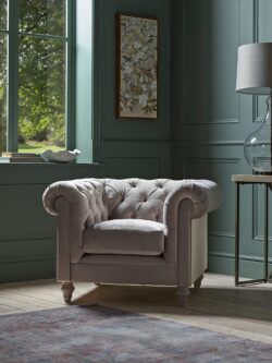 Dalvik Armchair - Oat Cotton Linen