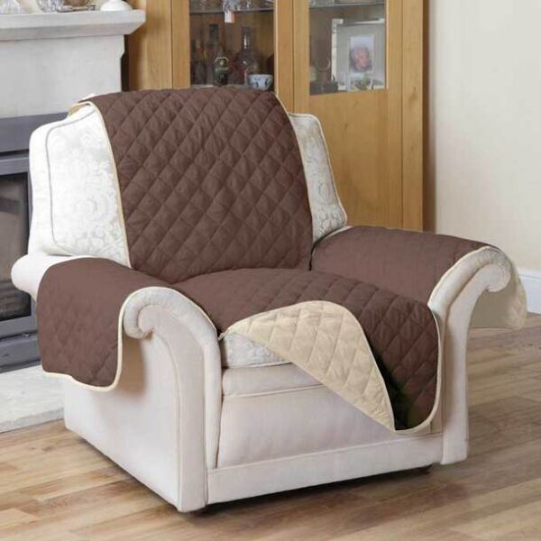 Easylife 2 Seat Sofa Reversible Furniture in Brown/Beige