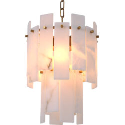 Eichholtz Acevedo Chandelier in Alabaster