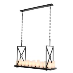 Eichholtz Commodore Chandelier Black Finish