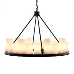 Eichholtz Commodore Chandelier Black Finish | Outlet