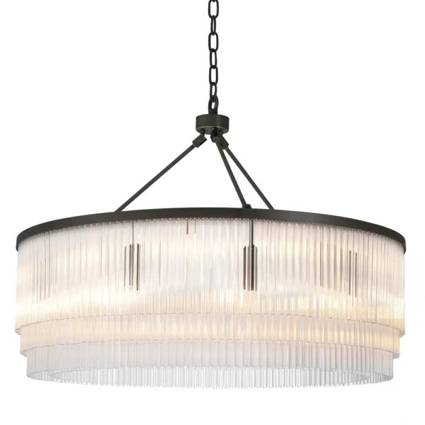 Eichholtz Hector Chandelier in Bronze Highlight Finish