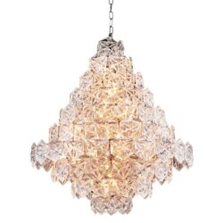 Eichholtz Hermitage Chandelier L Nickel finish