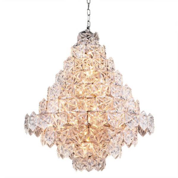 Eichholtz Hermitage Chandelier L Nickel finish