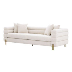 Eichholtz York 3 Seater Sofa in Boucle Cream