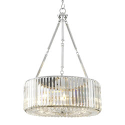 Eichholtz infinity Chandelier in Nickel Finish