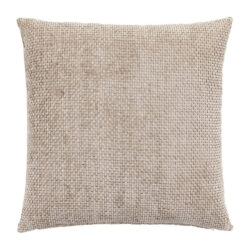 Gallery Interiors Basketweave Chenille Cushion Cream (Pack of 2) - 45cm