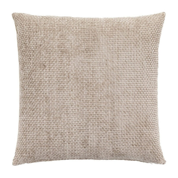 Gallery Interiors Basketweave Chenille Cushion Cream (Pack of 2) - 45cm