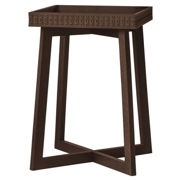 Gallery Interiors Boho Retreat Bedside Table in Brown