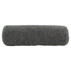 Gallery Interiors Boucle Bolster Cushion - Charcoal