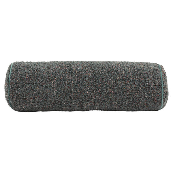 Gallery Interiors Boucle Bolster Cushion - Charcoal