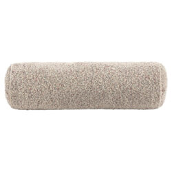 Gallery Interiors Boucle Bolster Cushion - Grey