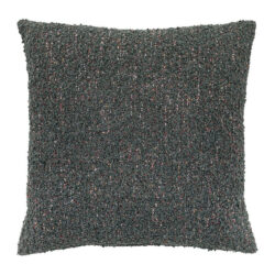 Gallery Interiors Boucle Knife Edge Cushion Charcoal - 55cm
