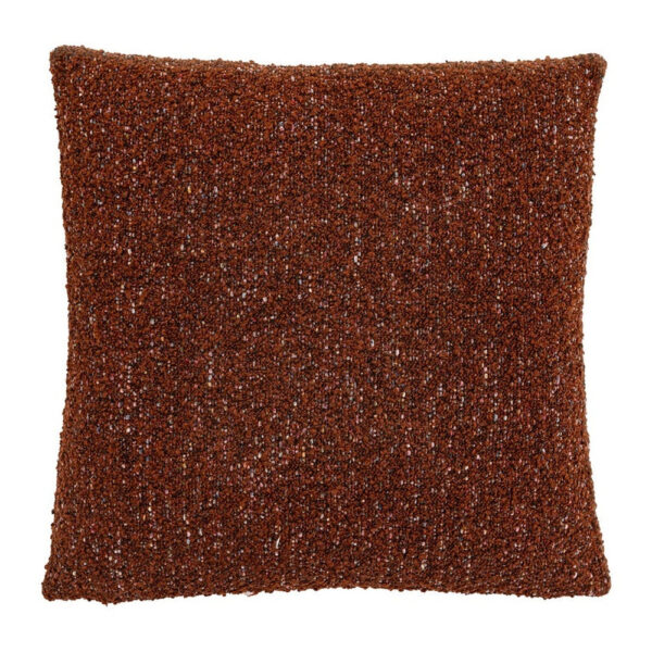 Gallery Interiors Boucle Knife Edge Cushion Rust - 55cm