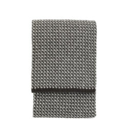 Gallery Interiors Cross Knit Throw in Grey
