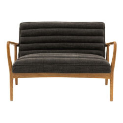Gallery Interiors Datsun 2 Seater Sofa - Charcoal Boucle