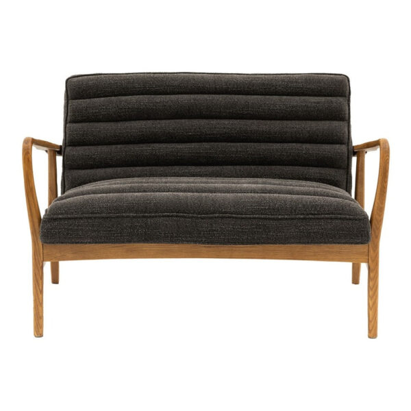 Gallery Interiors Datsun 2 Seater Sofa - Charcoal Boucle