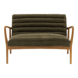 Gallery Interiors Datsun 2 Seater Sofa - Green Boucle